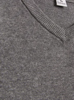 Grey V-Neck Jumpers 2 Pack 5 years