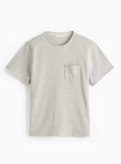 Grey Waffle Co-ord Lounge Top XL