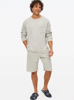 Grey Waffle Co-ord Pyjama Top XL