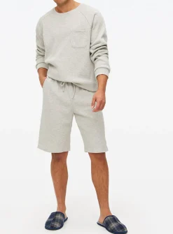 Grey Waffle Coord Shorts XXL