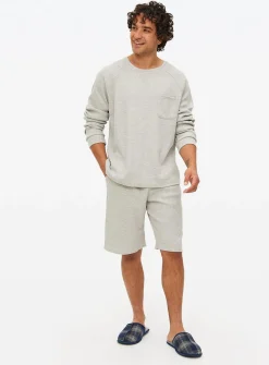 Grey Waffle Coord Shorts XXL