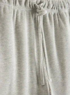 Grey Waffle Coord Shorts XXL