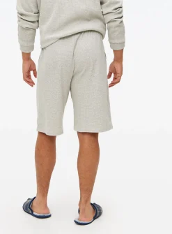 Grey Waffle Coord Shorts XXL