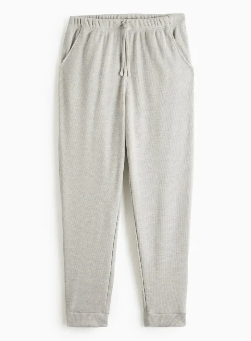 Grey Waffle Pyjama Bottoms XL