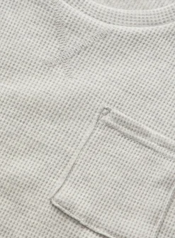 Grey Waffle T-Shirt & Shorts Pyjama Set 6-7 years