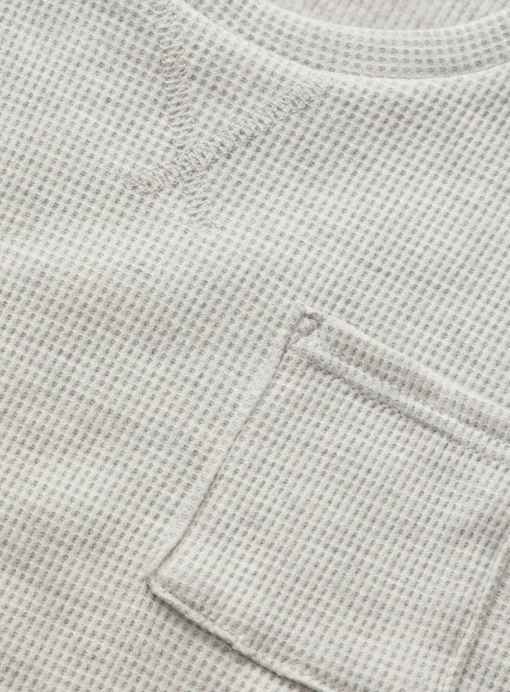 Grey Waffle T-Shirt & Shorts Pyjama Set 6-7 years