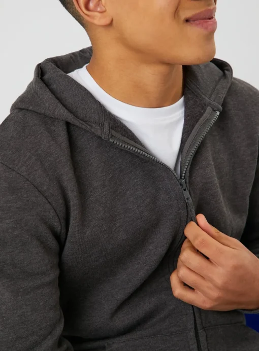 Grey Zip-Through Hoodie 10 years