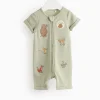 Gruffalo Green Embroidered Romper 3-6 months