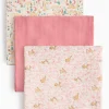 Guess How Much I Love You Pink Muslin Square 3 Pack One Size