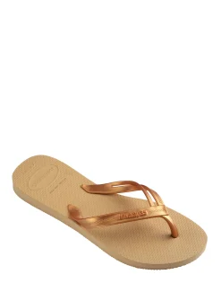 HAVAIANAS Elegance Flip Flops Golden 35/36