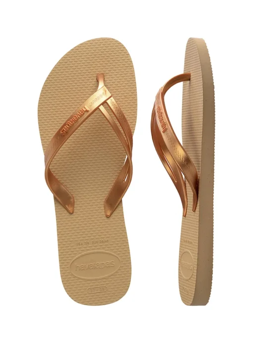 HAVAIANAS Elegance Flip Flops Golden 35/36