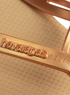 HAVAIANAS Elegance Flip Flops Golden 35/36