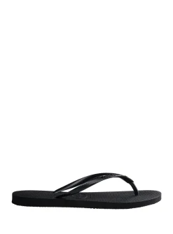 HAVAIANAS Slim Crystal Sw Ii Flip Flops Black 35/36