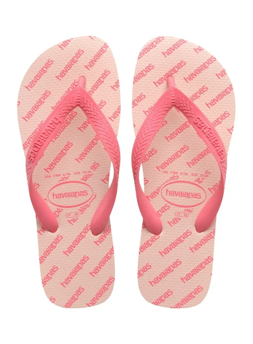 HAVAIANAS Top Logomania Essential Flip Flops Pink 35/36