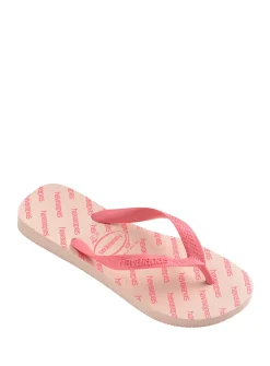 HAVAIANAS Top Logomania Essential Flip Flops Pink 35/36