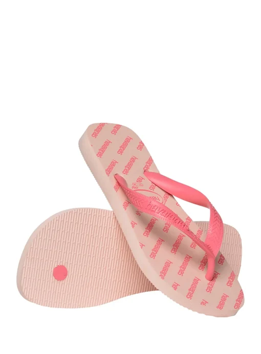 HAVAIANAS Top Logomania Essential Flip Flops Pink 35/36