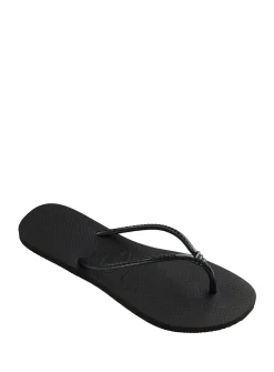 HAVAIANAS Tube Flip Flops Black 35/36