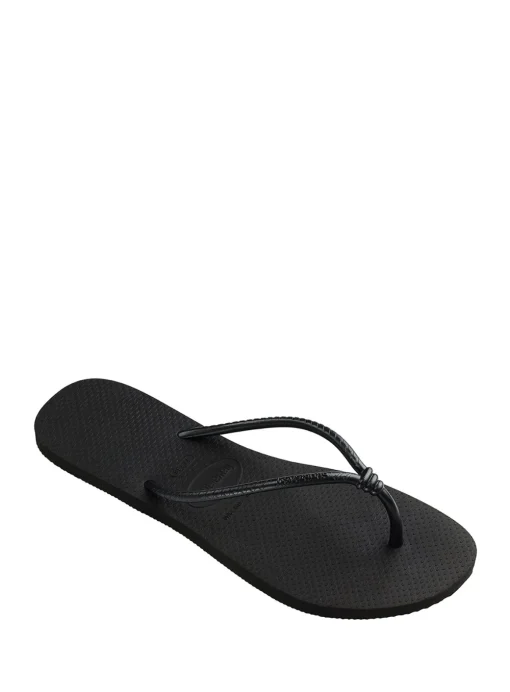 HAVAIANAS Tube Flip Flops Black 35/36
