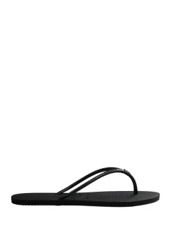 HAVAIANAS Tube Flip Flops Black 35/36