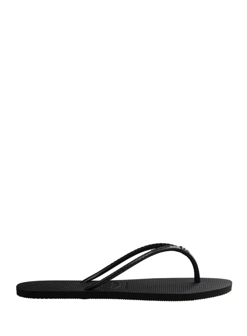 HAVAIANAS Tube Flip Flops Black 35/36