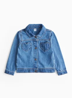 Heart Pocket Denim Jacket 1-2 years
