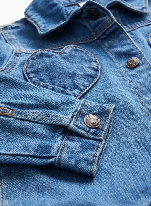 Heart Pocket Denim Jacket 1-2 years