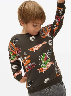 Hot Wheels Character Print Sweatshirt 1-2 years