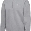 HUMMEL Loose Half Zip With Bee Grey XS