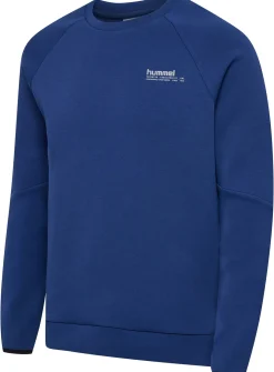 HUMMEL Tech Fleece Regular Crew Blue XL