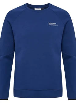 HUMMEL Tech Fleece Regular Crew Blue XL