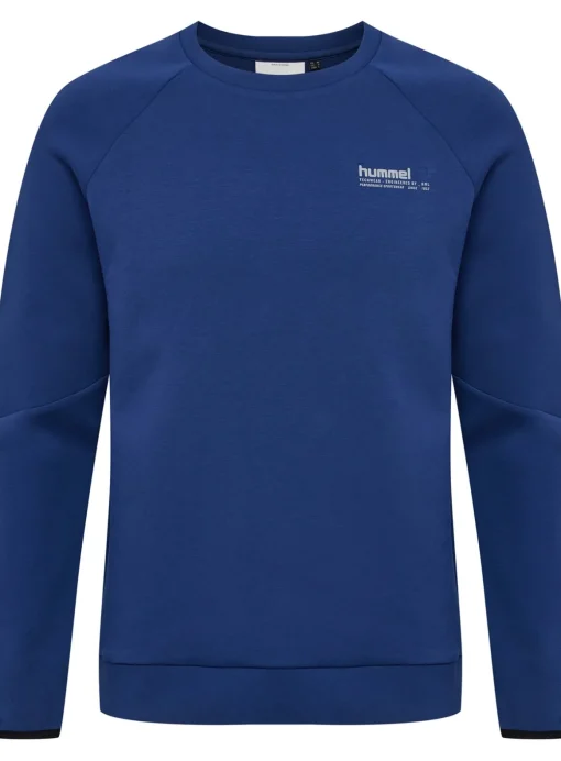 HUMMEL Tech Fleece Regular Crew Blue XL