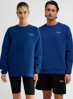 HUMMEL Tech Fleece Regular Crew Blue XL