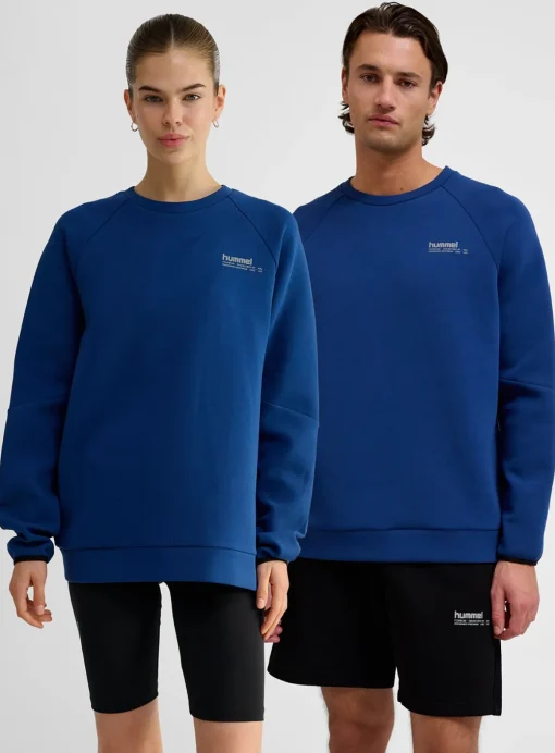 HUMMEL Tech Fleece Regular Crew Blue XL