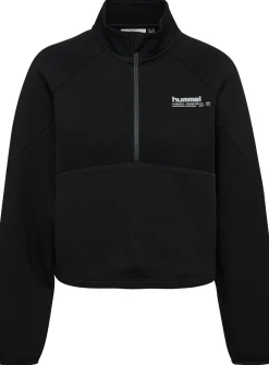 HUMMEL Tech Fleece Women Boxy Half Zip Black M
