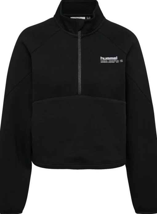 HUMMEL Tech Fleece Women Boxy Half Zip Black M