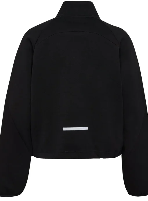 HUMMEL Tech Fleece Women Boxy Half Zip Black M