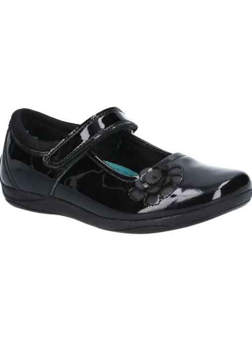 HUSH PUPPIES Jessica Junior Patent School Shoe 11 Infant