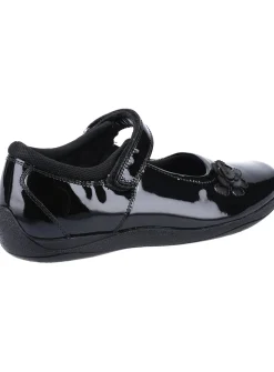 HUSH PUPPIES Jessica Senior Patent School Shoe 4