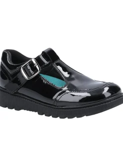 HUSH PUPPIES Kerry Junior Patent School Shoe 11 Infant
