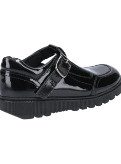 HUSH PUPPIES Kerry Junior Patent School Shoe 11 Infant