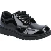 HUSH PUPPIES Kiera Junior Patent School Shoe 13 Infant