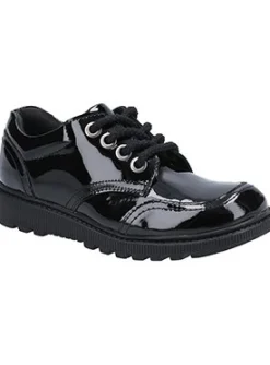 HUSH PUPPIES Kiera Junior Patent School Shoe 13 Infant