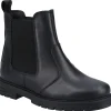 HUSH PUPPIES Laura Junior Leather Chelsea Boots 11 Infant
