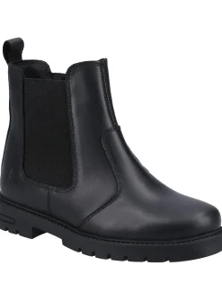 HUSH PUPPIES Laura Junior Leather Chelsea Boots 11 Infant