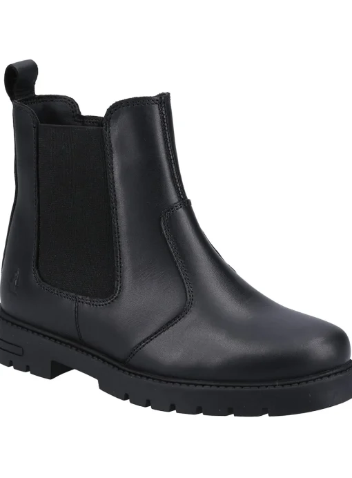 HUSH PUPPIES Laura Junior Leather Chelsea Boots 11 Infant