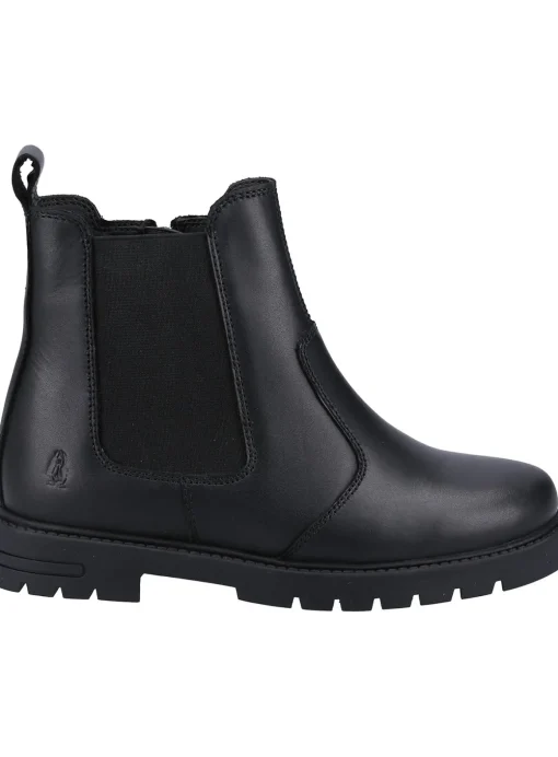 HUSH PUPPIES Laura Junior Leather Chelsea Boots 11 Infant