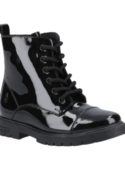 HUSH PUPPIES Lauren Patent Senior Shoe 8
