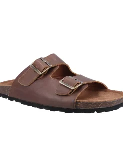 HUSH PUPPIES Nash Slider Brown 8