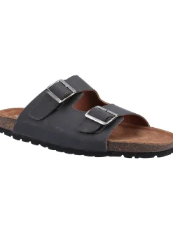HUSH PUPPIES Nash Slider Black 10