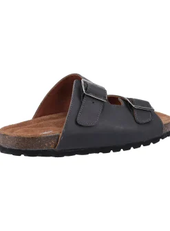 HUSH PUPPIES Nash Slider Black 10